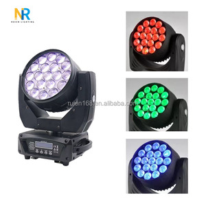 Controlador DMX de luz LED de lavado de 19 piezas de 15W de alta calidad con pantalla táctil LCD RGBW para fiestas de club nocturno