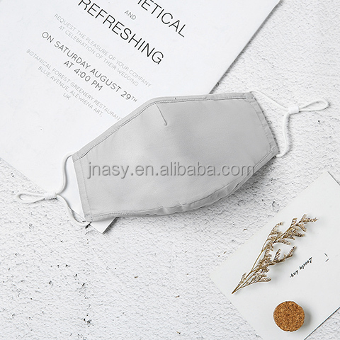 grey cotton face mask