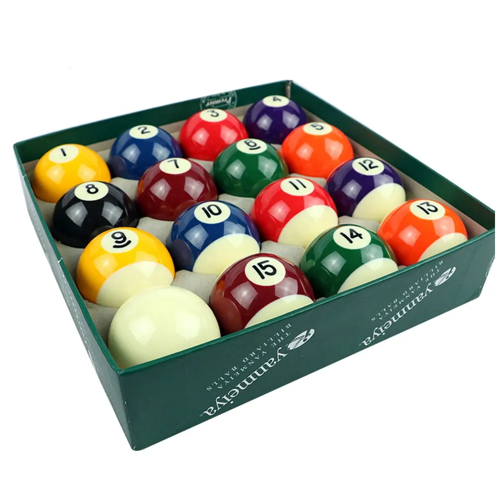 5a Grade Fenolische Op Maat Gemaakte Hars Biljart Tafelbalset 2 1/4 "Snooker Poolbal 16 Stuk Biljart Biljart Bal 2.25Inch