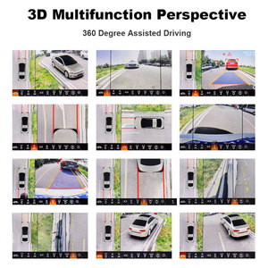Smartour 4K AHD 1080P 4侧AI 3D汽车360度摄像机鸟瞰系统环视汽车摄像机无线遥控 - Product Image 3