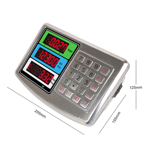 Display singolo/doppio LED/LCD in acciaio inossidabile tastiera indicatore bilance per bilance - Product Image 2