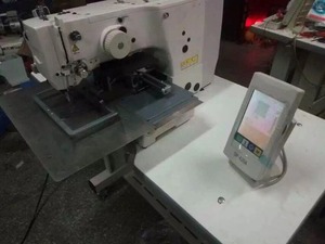 Used Jukis 210EN <strong>Computer</strong> Controlled <strong>Cycle</strong> Machine with Input <strong>Function</strong> Full-rotary Pattern Sewing Machine