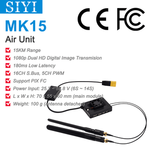 Unidad de aire SIYI MK32 HM30 MK15 con transmisión de imagen Full HD 1080p de largo alcance SBUS PWM Ethernet Mavlink Telemetría Datalink PWM - Product Image 5