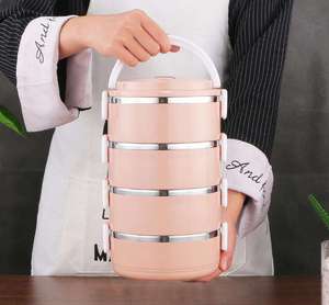 Barato Aço Inoxidável Isolado Lunch <span class=keywords><strong>Box</strong></span> Conjunto De Recipiente De Alimento Empilhável Adulto Thermal Bento Lunch <span class=keywords><strong>Box</strong></span> Com Saco Térmico