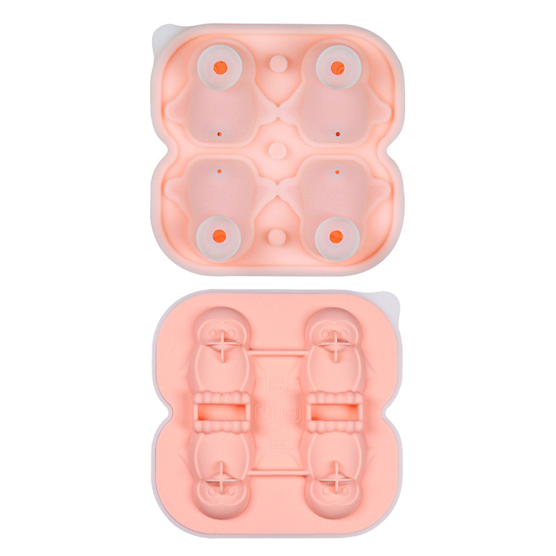 Penguin Ice Tray-Pink