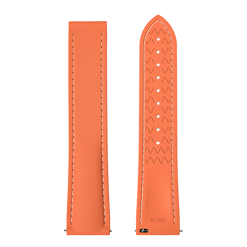 Orange (ligne blanche)-sans boucle