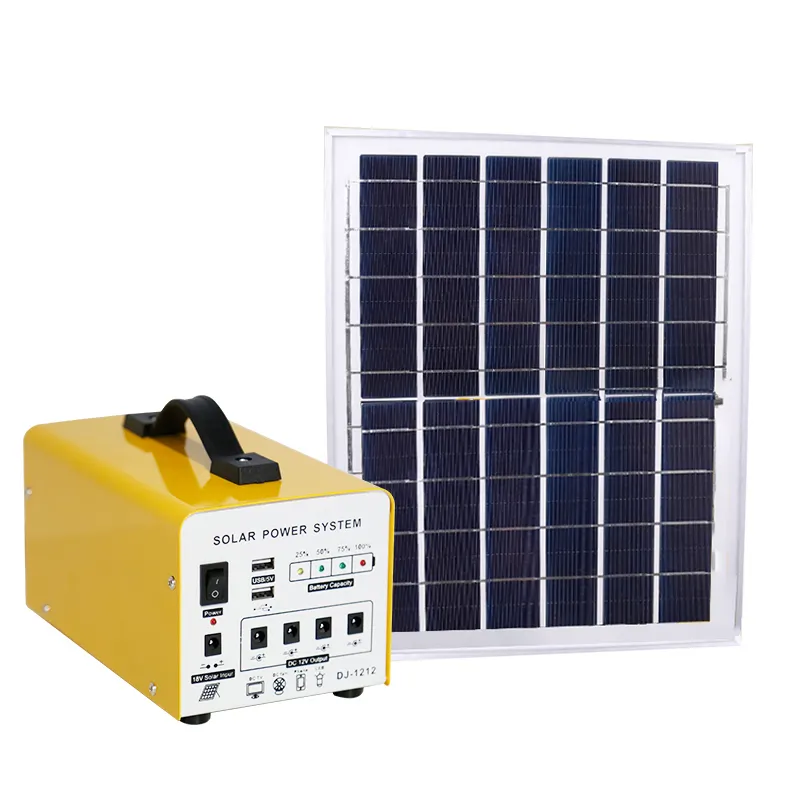 Generador solar para acampar al aire libre Sistema de almacenamiento de energía 12,8 V 84WH 128WH 144WH 256WH Estación de energía portátil