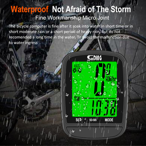 <strong>Wireless</strong> Bike <strong>Computer</strong> Waterproof Bicycle Odometer Multi <strong>Functional</strong> LCD Screen <strong>Cycling</strong> Mountain Bike Speed Meter - Product Image 6