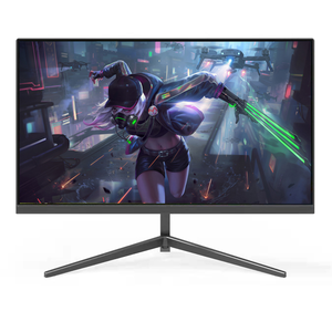 コンピューターモニター27インチ1080P薄型LEDスクリーンモニター75Hzリフレッシュレート、VGAおよびオーディオ内蔵スピーカーVESA互換 - Product Image 1