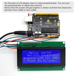 Keyes tudio Blau Grün IIC/I2C Serielle Schnitts telle Adapter modul I2C LCD2004 LCD-Anzeige modul LCD-Bildschirm