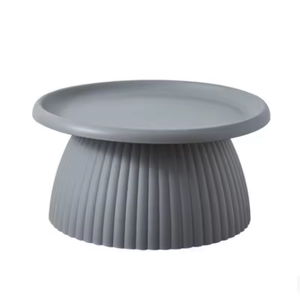 北欧蘑菇形小茶几小家庭圆形塑料边桌高低组合 - Product Image 5