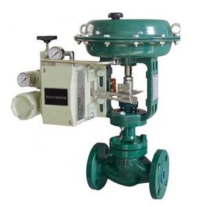 COVNA 2 路隔膜操作气动水流量蒸汽截止阀控制阀 4-20mA YTC智能定位器 - Product Image 2