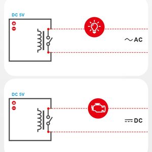 RE5V1C 1-10ชิ้นสวิตช์ sonoff WiFi DIY โมดูลรีเลย์5V DC สมาร์ทไร้สาย inching/แอปล็อคตัวเอง/เปิด/ปิดระยะไกลด้วยเสียง - Product Image 5