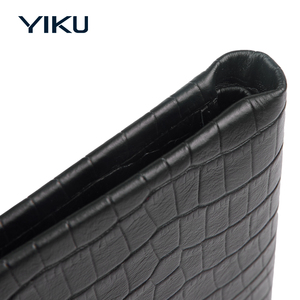 Logotipo personalizado de fábrica Cocodrilo Cuero genuino RFID Bloqueo Personalizar 3 Fold Hombres Tarjetero Cartera - Product Image 4