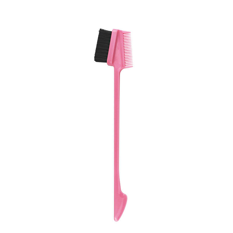 Pink-three eyebrow brush