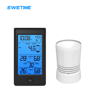 Barômetro digital, termômetro interno e externo estação meteorológica de lua alarme de tempo calendário visor colorido - Product Image 4