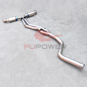 Full Titanium Muffler Kit <strong>Type</strong>-<strong>D</strong> Dual Ti <strong>Tips</strong> for 20-21 Toyota Supra - Product Image 2