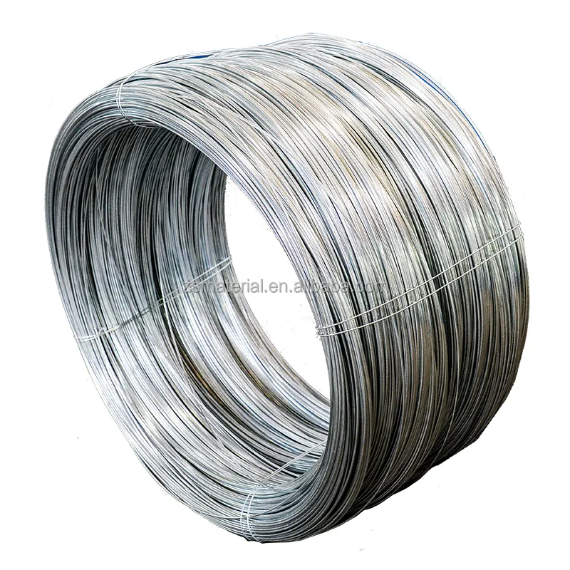 Precio bajo calibre 12/16/18 Electro galvanizado Gi Alambre de encuadernación de hierro alambre de acero galvanizado precio por kg