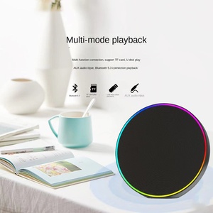 <strong>2025</strong> New B39 Desktop Portable <strong>Multi</strong> <strong>Functional</strong> Digital Circular Wireless <strong>Speaker</strong> With Clock Alarm Clock - Product Image 6