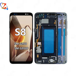 ชิ้นส่วนหน้าจอเหมาะสำหรับ Samsung Galaxy S8/S8 Plus ใช้งานร่วมกับจอ LCD ของโทรศัพท์มือถือที่มีอัตราเฟรมสูง