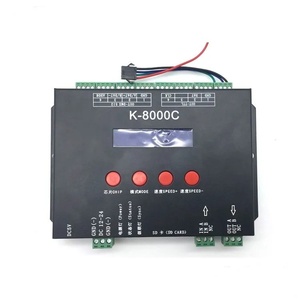 K-8000C SD-карта, 8 портов, максимум 8192 пикселей, SPI-сигнал, выход RGB RGBW, программируемый WS2811 WS2812 WS2815 DMX512LED контроллер - Product Image 6