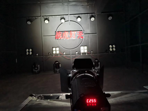T-show 60W Mini Par <strong>Light</strong> with Barn Door Wedding Stage Theater Lighting 15-30 Degree Warm White 2in1 Cob DMX512 Control Mode - Product Image 5