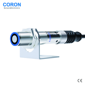 CORON QR18L-D50R-G for M18 <strong>Ultrasonic</strong> <strong>Sensor</strong> RS485 Communication <strong>Output</strong> Side Detection 50-500mm Distance with M12 Connector - Product Image 2