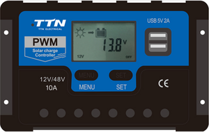 60A 12V/24V Частота ШИМ контроллер 12v, системы Улавливателя солнечной энергии с pwm регулятором солнечного заряда контроллер - Product Image 5