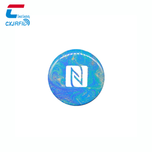 <strong>Programable</strong> Waterproof Epoxy Social Media Tag Sharing Contactless RFID Token NFC Tag Sticker for Phone/Menu - Product Image 1