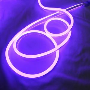 LED aydınlatma mor renk Neon Led şerit işık su geçirmez IP67 220V 110V Neon bükülebilir Led dekoratif aydınlatma için Tira Led - Product Image 5