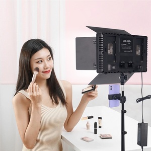 RGB U600 fotoğraf ekipmanı TV Video Studio LED ışık Bluetooth uzaktan kumanda ile uygun, mobil telefon tutucu, 2.1MTripod - Product Image 2