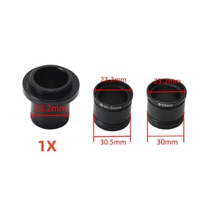 เลนส์อะแดปเตอร์กล้องจุลทรรศน์ 0.5X 1.0X อะแดปเตอร์เลนส์ C-Mount สําหรับกล้อง CCD ช่องมองภาพ - Product Image 3
