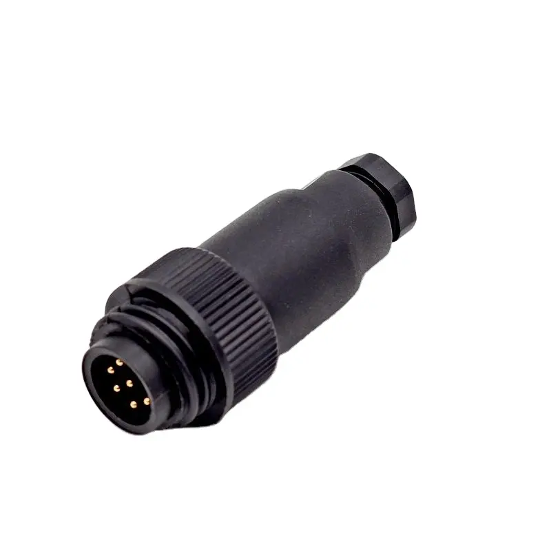 Circular RD24 692 Series Male 6 + PE Cable Screw kündigung Connectors Waterproof IP67 For Automation Power