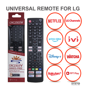 SYSTO CRC2303V TV-Fernbedienung kann anstelle von AKB75095308 für LG LED Smart TV mit NETFLIX-und Amazon-Tasten sein - Product Image 6