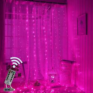 3*3メートル300 LED銅線ライトカーテンライトルームデコレーションストリングUSBリモコンランタンフック付き - Product Image 6