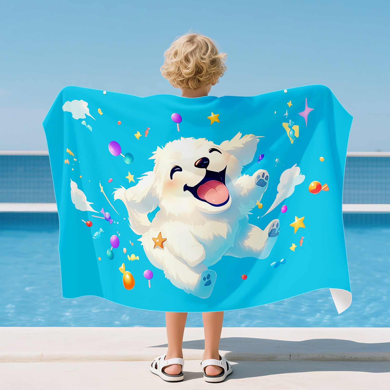 Puppy fun time-quick-dry snap deduction