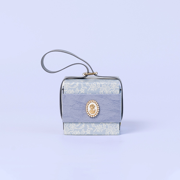 Jade Seal Box (small) - blue