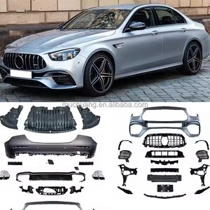 ชุดกันชนหน้าสำหรับรถ merced/ES-Ben/Z E Class ชุด W213 E63รถสไตล์ AMG ที่เข้ากันได้กับ W213 2021 - Product Image 2