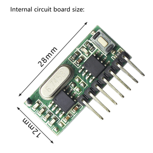 433Mhz telecomando Wireless 4CH RF relè 1527 modulo di apprendimento per ricevitore luminoso Kit per la codifica - Product Image 4
