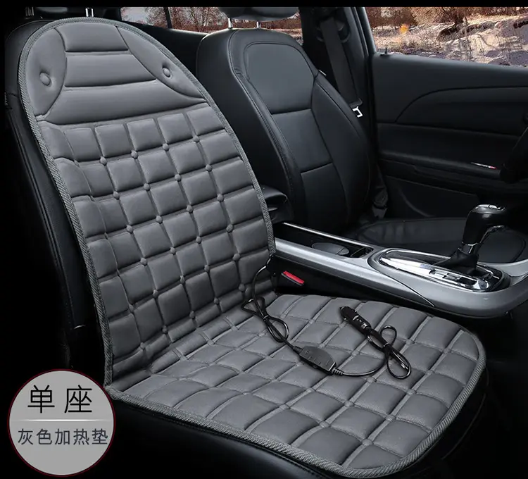 Funda Universal para asiento de coche, almohadilla calefactable de 30W y 12v/24v para el Interior del automóvil