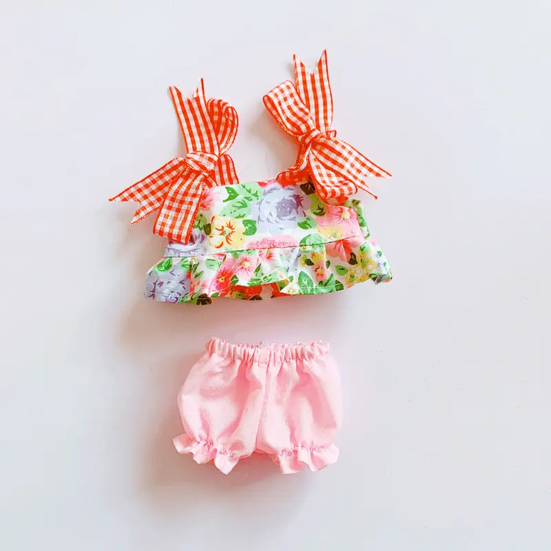 Conjunto de ropa y accesorios para muñeca, vestido kpop de 20 cm, accesorios de felpa, 3 piezas