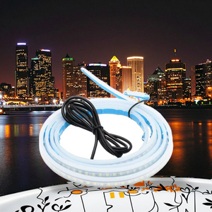 <strong>30</strong>/45/60CM DRL Car Daytime Running Light with Turn Signal Yellow Flexible Waterproof Auto <strong>LED</strong> Strips - Product Image 2