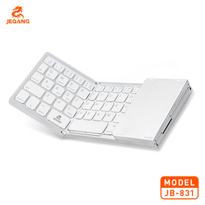 Jeqang-Teclado plegable BT, compatible con varios sistemas y múltiples dispositivos, con pantalla de - Product Image 4