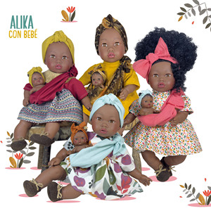 New Thời Trang Munecas Alika Con Bebe Ocher Nhà Búp Bê Cho Trẻ Em Trẻ Em Chơi Búp Bê Thời Trang OEM - Product Image 5