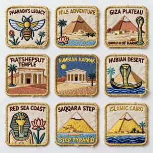 Üretici toptan özel Anime bez marka Logo işlemeli demir-on için Velcro dokuma şapka yamalar çiçek isı kesim yamalar - Product Image 3