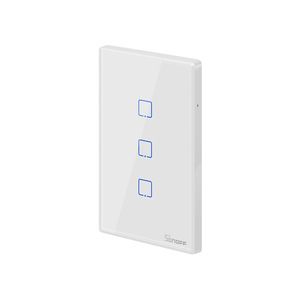 Sonoff TX T2 US Ultra Weiß Smart <span class=keywords><strong>Wifi</strong></span> Wand lichtsc halter 1/2/3 Gang <span class=keywords><strong>WiFi</strong></span>/433 RF Android App Fernbedienung Funktioniert Alexa Google