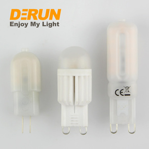 Sütlü plastik kapak küçük G4 G9 SMD2835 12 Volt 1W 1.5W 2W 2.5W 220V LED G4 ampul için masa lambası, LED-JC - Product Image 5