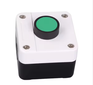 Segno verde di plastica interruttore a pulsante scatola di controllo stazione con il simbolo 10A non normalmente aperto Reset momentaneo - Product Image 4