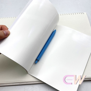 Özel yapmak A4 50/100 sayfa eyer dikiş/iplik ciltleme Sticker yapışkanlı kağıt kitap - Product Image 5