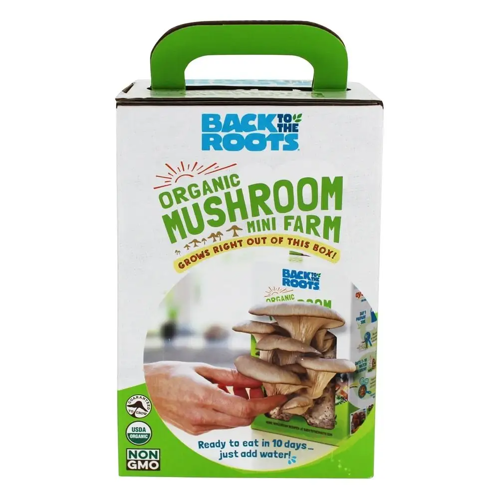 Индивидуальный бренд, набор для выращивания органических устричных грибов, бумажные коробки, гофрированный картон, упаковочная коробка для грибов